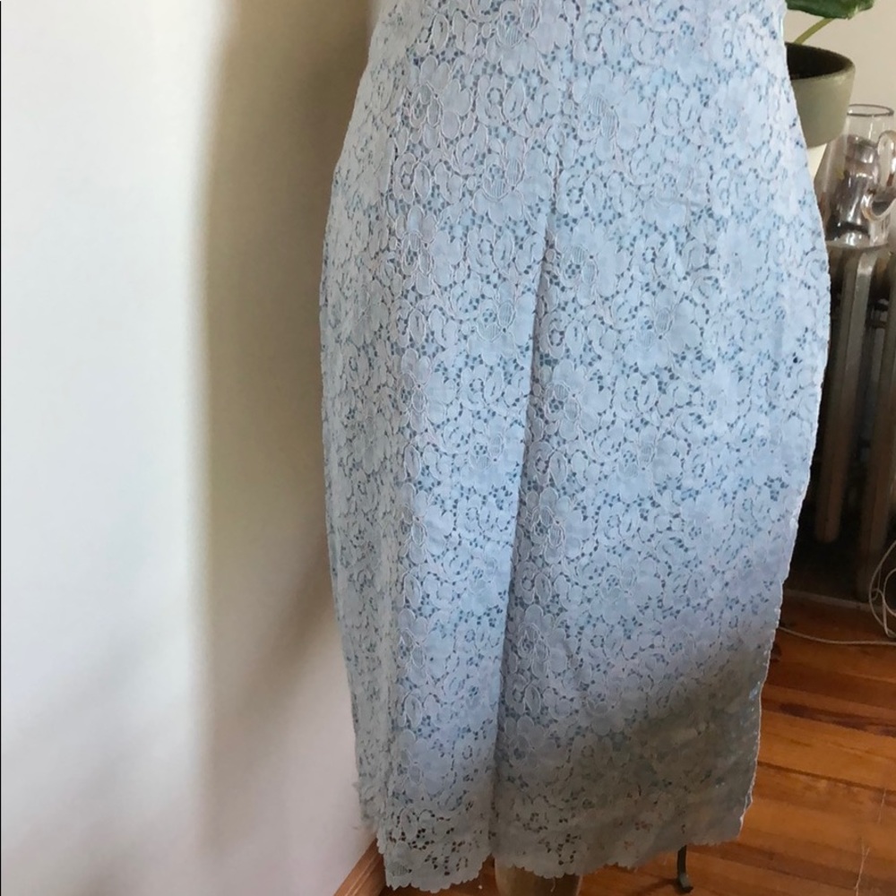 Pale blue/ baby blue lace skirt